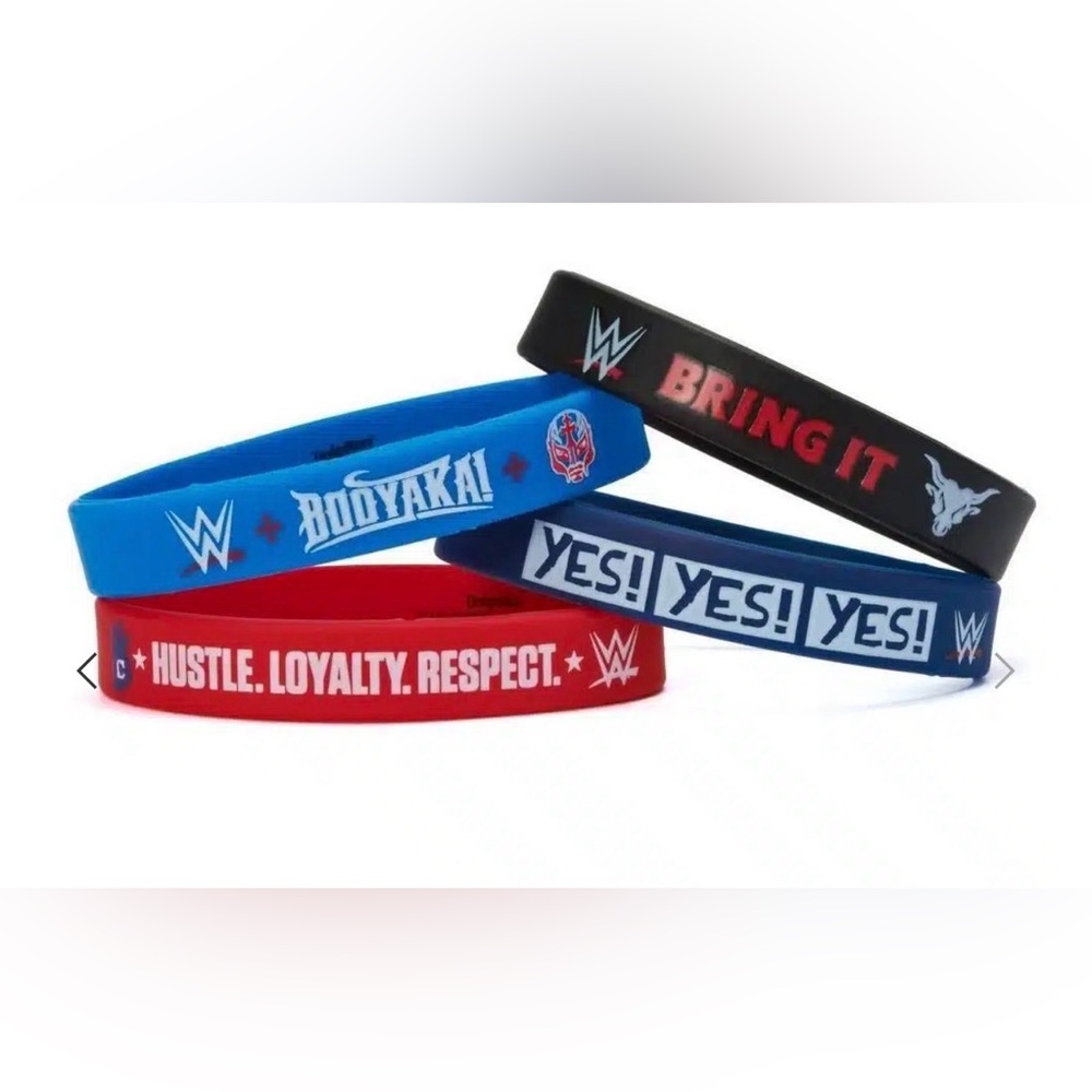 WWE bracelets 4pk Brand New